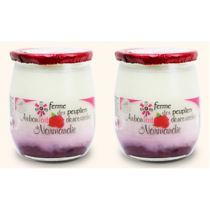 YAOURT FRAMBOISE X 2 FERME...