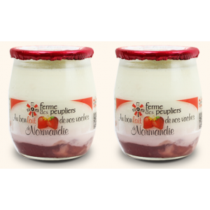 YAOURT FRAISE X 2 FERME DES...