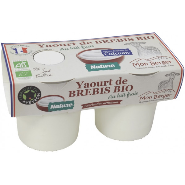 Yaourt Nature Brebis x2 - Voie Verte